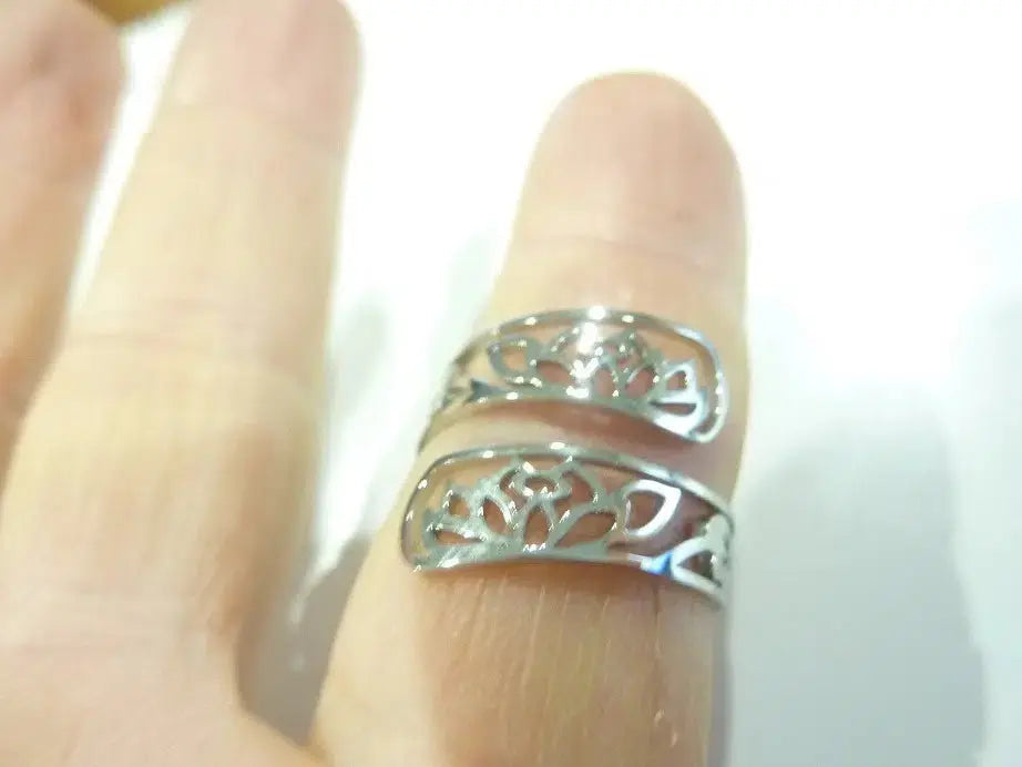 Bague ajustable Fleur de lotus