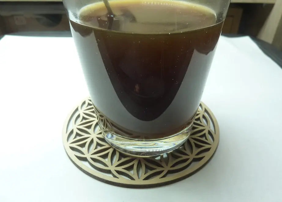 Plaque énergétique Fleur de Vie pour recharger vos pierres