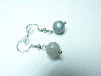 Boucles d'oreilles en Labradorite