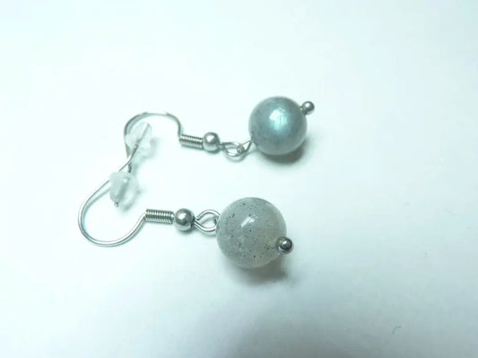 Boucles d'oreilles en Labradorite