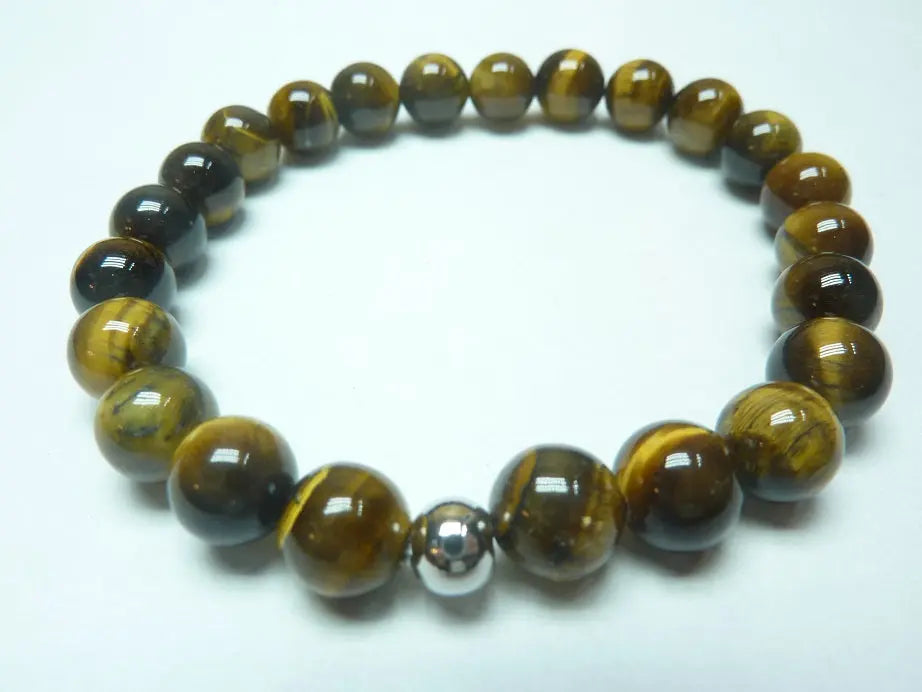 Bracelet Oeil de tigre 8 mm