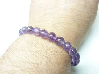 Bracelet en Améthyste 8 mm