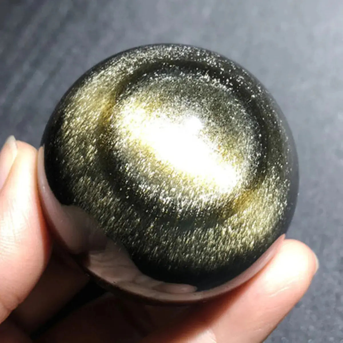 Obsidienne Dorée Sphère - MaPierreDeProtection®
