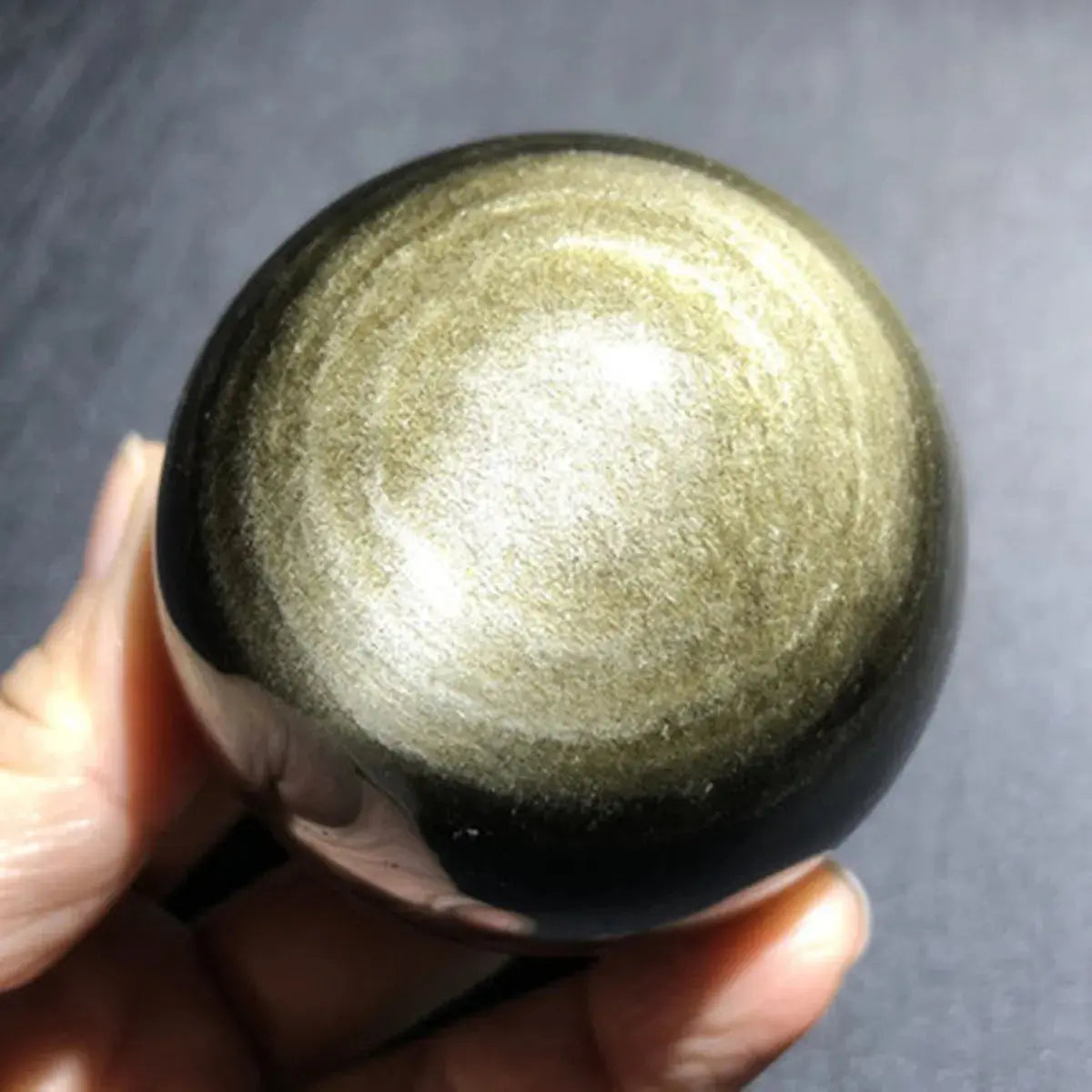 Obsidienne Dorée Sphère - MaPierreDeProtection®