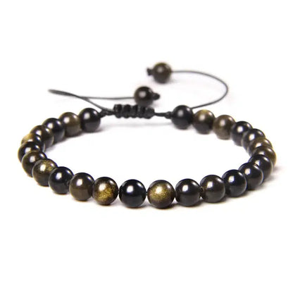 Bracelet réglable en Obsidienne dorée (Copie) mapierredeprotection