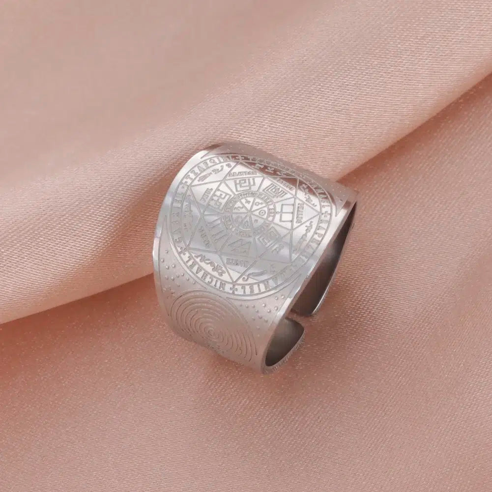Bague réglable Sceau des 7 Archanges mapierredeprotection