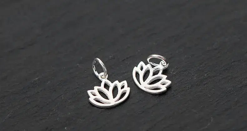 Pendentif fleur de Lotus argent 925