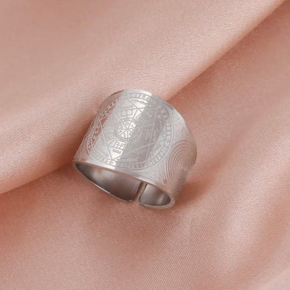 Bague réglable Sceau des 7 Archanges mapierredeprotection