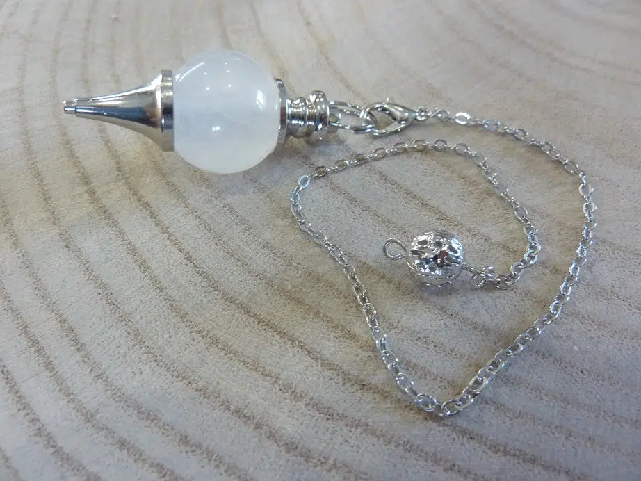 Pendule Séphoroton Cristal de Roche : Précision Intuitive et Pureté Énergétique mapierredeprotection