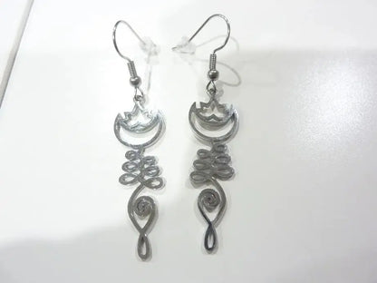 Boucles d'Oreilles Lotus Unalome