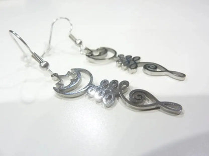 Boucles d'Oreilles Lotus Unalome