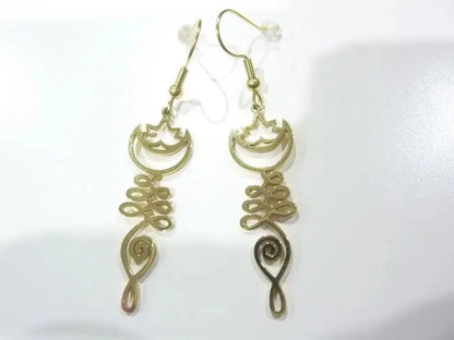 Boucles d'Oreilles Lotus Unalome