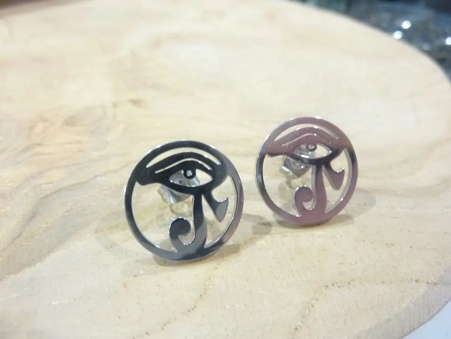 Boucles d’oreilles oeil d'Horus mapierredeprotection