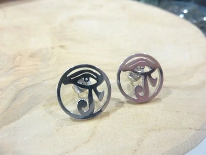 Boucles d’oreilles oeil d'Horus mapierredeprotection