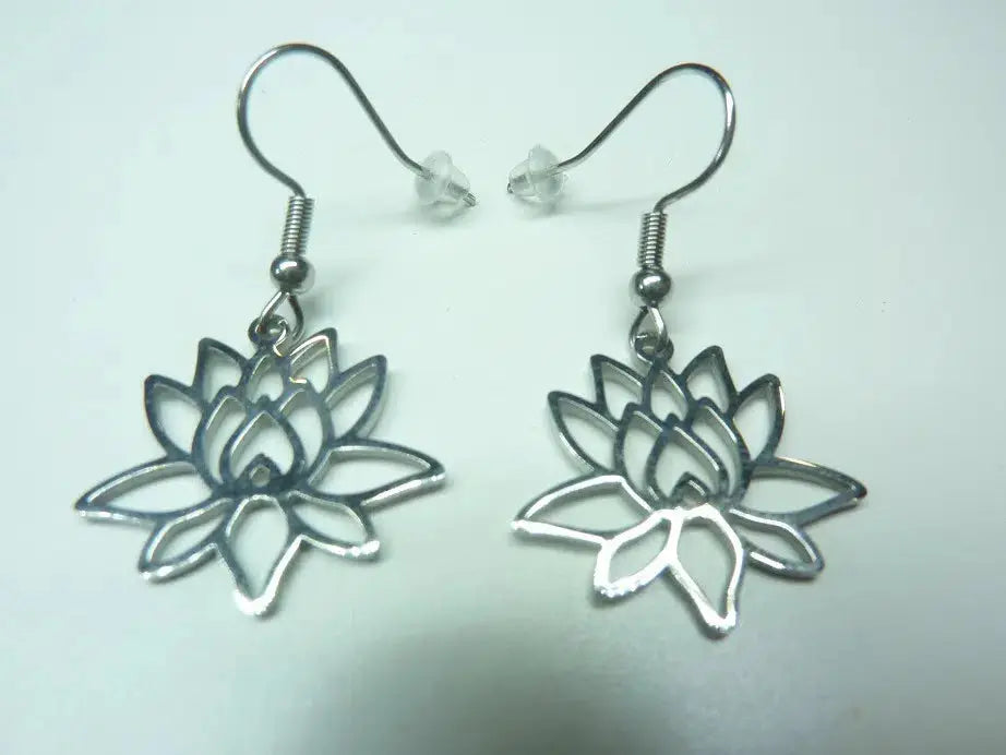 Boucles d’oreilles fleur de Lotus