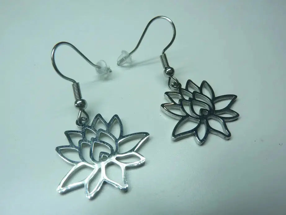 Boucles d’oreilles fleur de Lotus