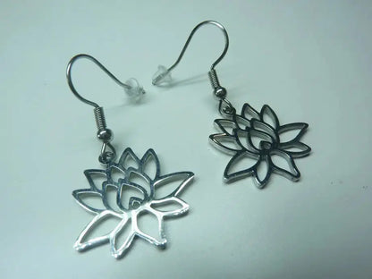 Boucles d’oreilles fleur de Lotus