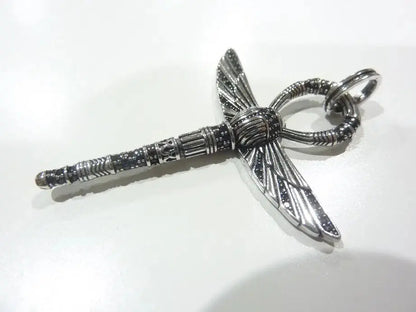 Pendentif Croix de vie Ankh avec scarabée argent 925