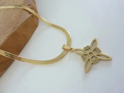 Pendentif noeud de sorcière (Wiccan) ref 04