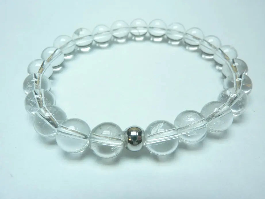 Bracelet en Quartz cristal de roche mapierredeprotection