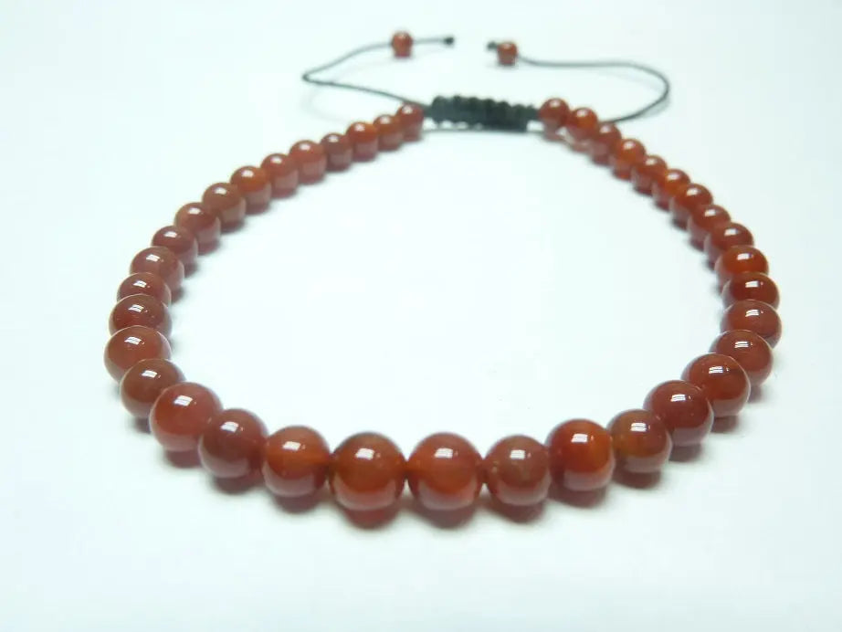 Bracelet réglable en Cornaline mapierredeprotection