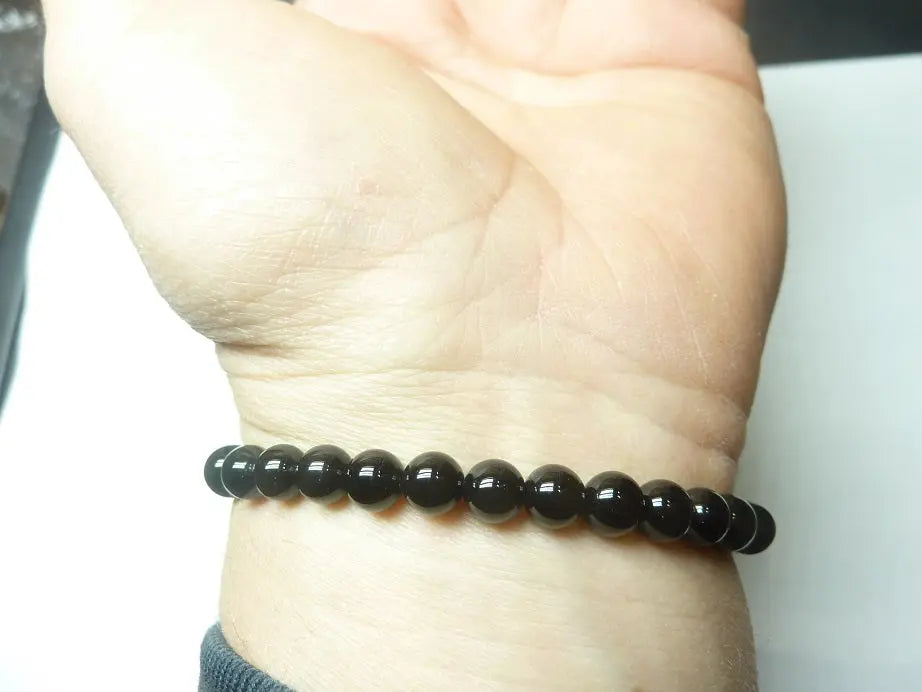 Bracelet Obsidienne noire mapierredeprotection