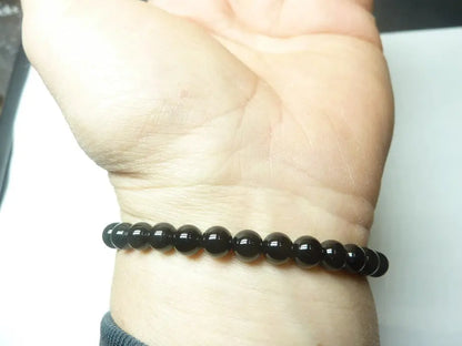 Bracelet Obsidienne noire mapierredeprotection