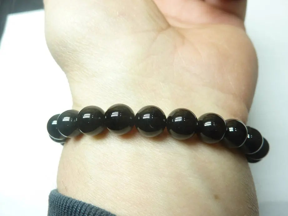 Bracelet Obsidienne noire mapierredeprotection