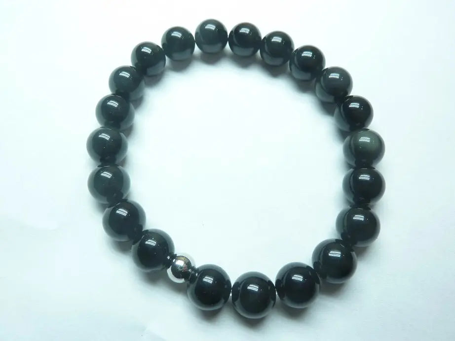 Bracelet Obsidienne oeil céleste