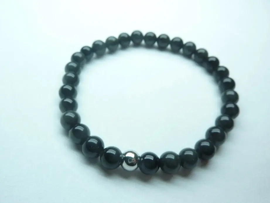 Bracelet Obsidienne oeil céleste