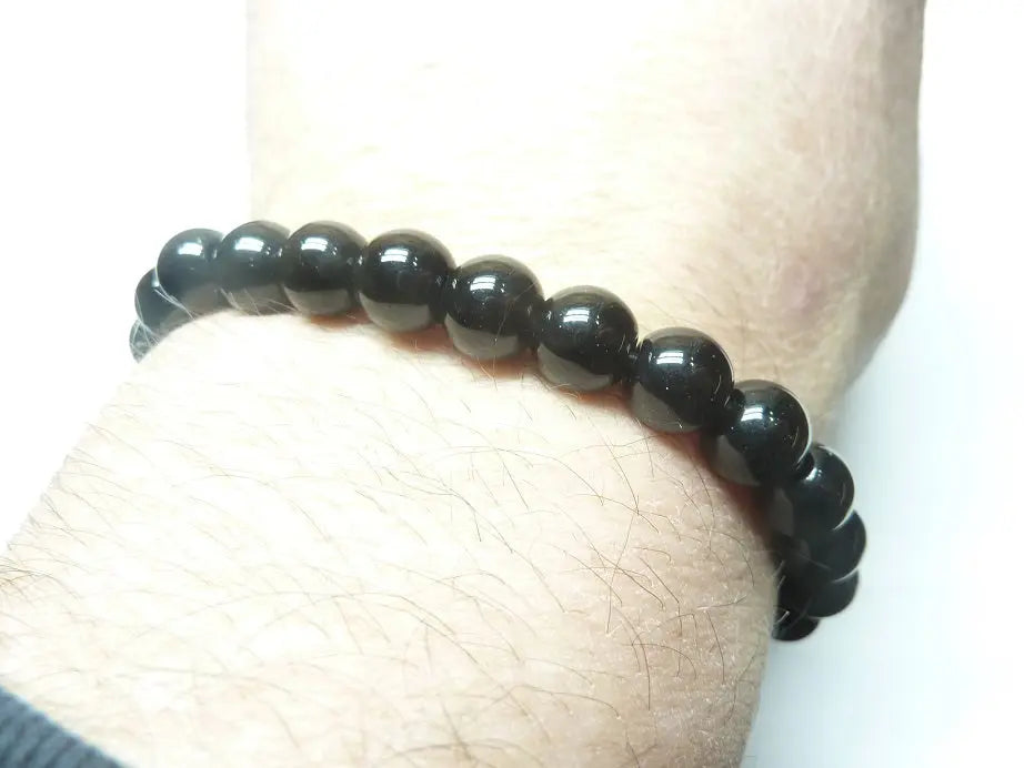 Bracelet ajustable Obsidienne noire mapierredeprotection