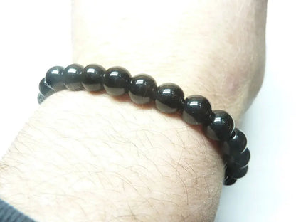 Bracelet ajustable Obsidienne noire mapierredeprotection