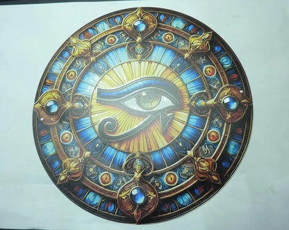 Oeil d'Horus plaque en métal ref 02 mapierredeprotection