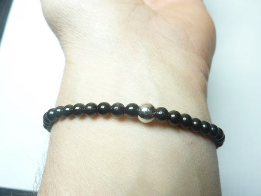 Bracelet Spinelle noir