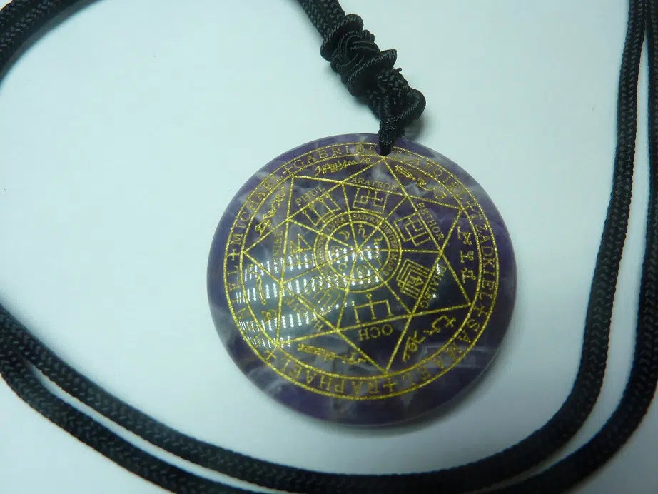 Collier pendentif Sceau des 7 Archanges mapierredeprotection
