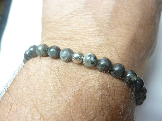 Bracelet en Larvikite mapierredeprotection