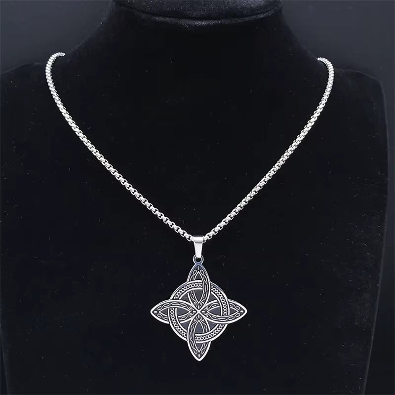Pendentif noeud de sorcière (Wiccan)