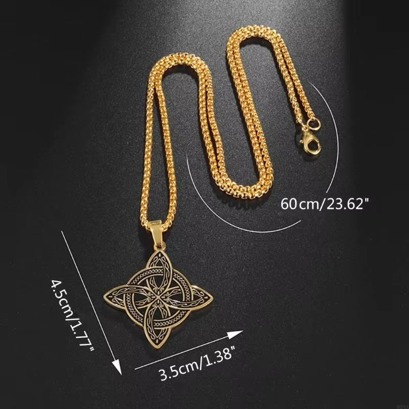 Pendentif noeud de sorcière (Wiccan)