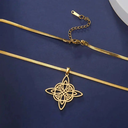 Pendentif noeud de sorcière (Wiccan) ref 03