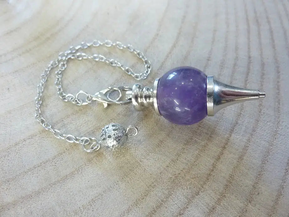 Pendule Séphoroton Améthyste – Précision Intuitive et Équilibre Énergétique