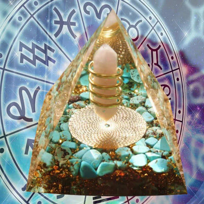 Orgonite "fleur de Lotus "en Améthyste MaPierreDeProtection®