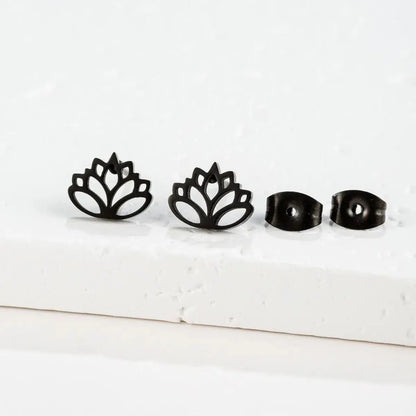 Boucles d’oreilles fleur de Lotus
