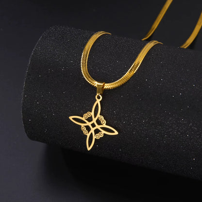 Pendentif noeud de sorcière (Wiccan) ref 04