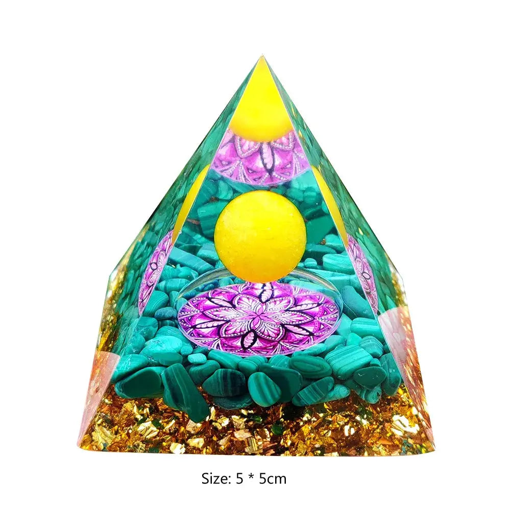 Orgonite "fleur de Lotus "en Améthyste MaPierreDeProtection®