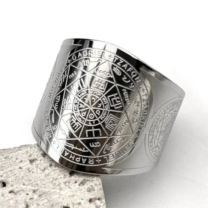 Bague réglable Sceau des 7 Archanges mapierredeprotection