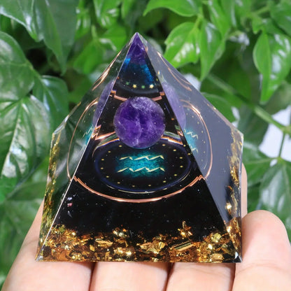 Orgonite Signe Astrologique - Ancrage et Quiétude MaPierreDeProtection®