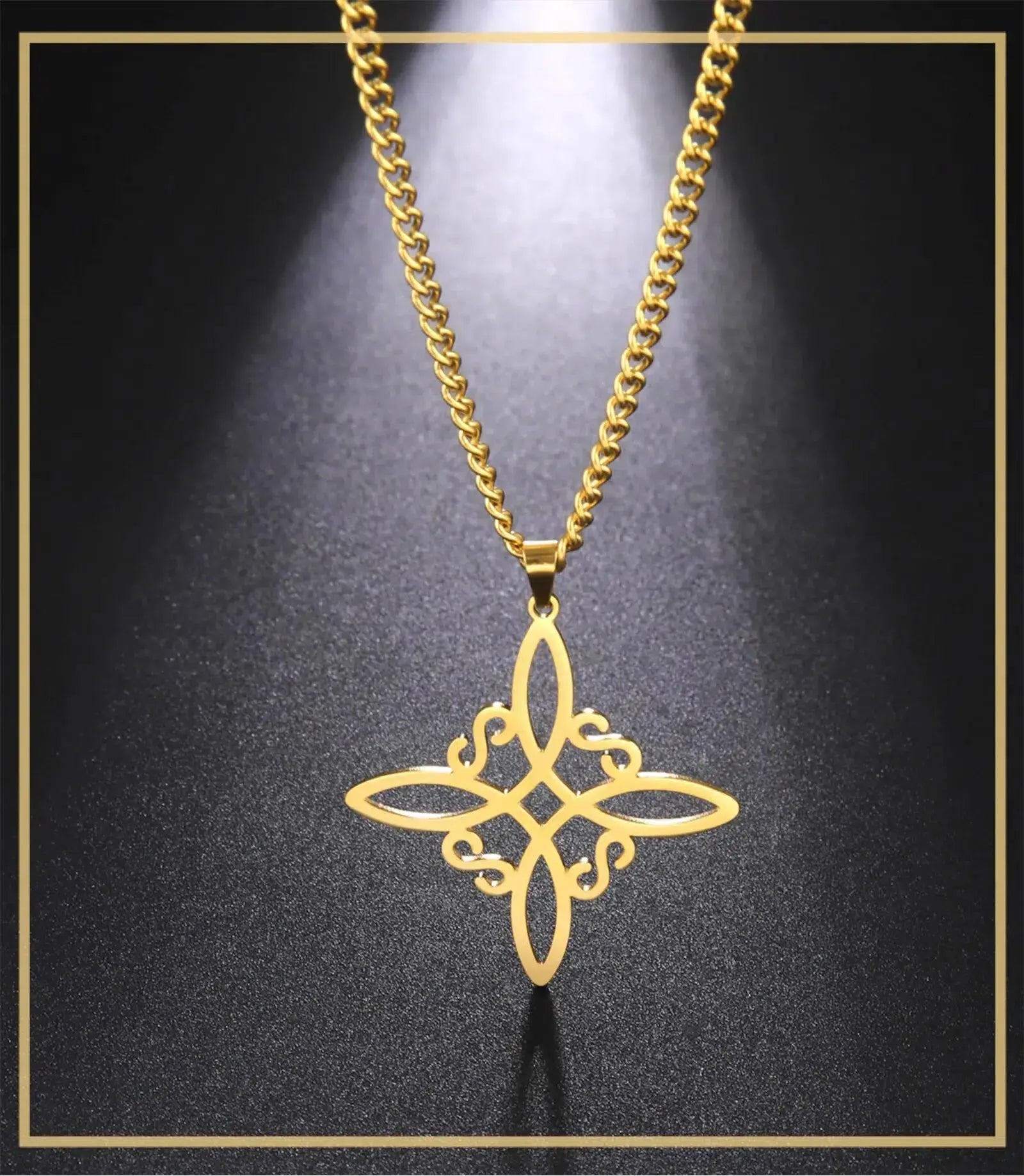 Pendentif noeud de sorcière (Wiccan) ref 06 mapierredeprotection