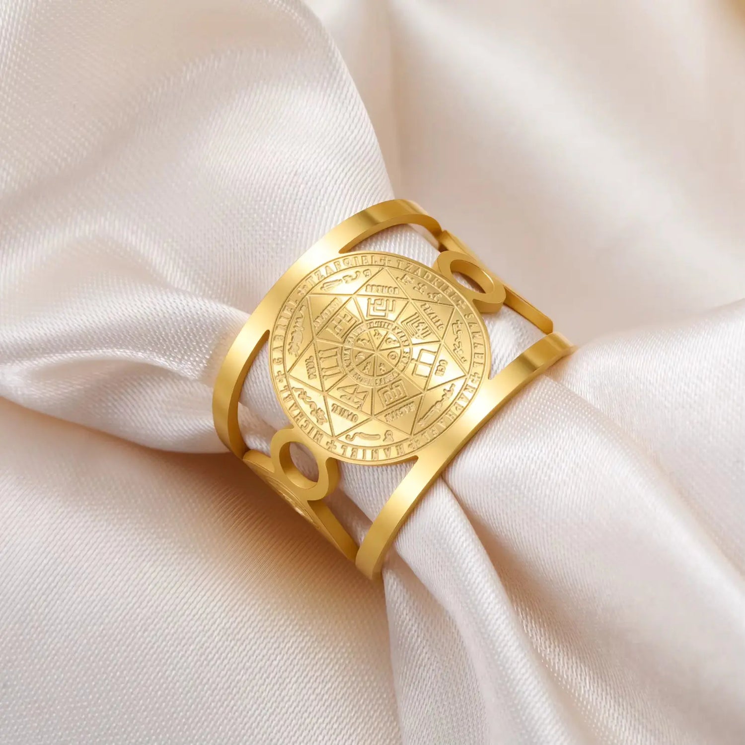 Bague réglable Sceau des 7 Archanges mapierredeprotection