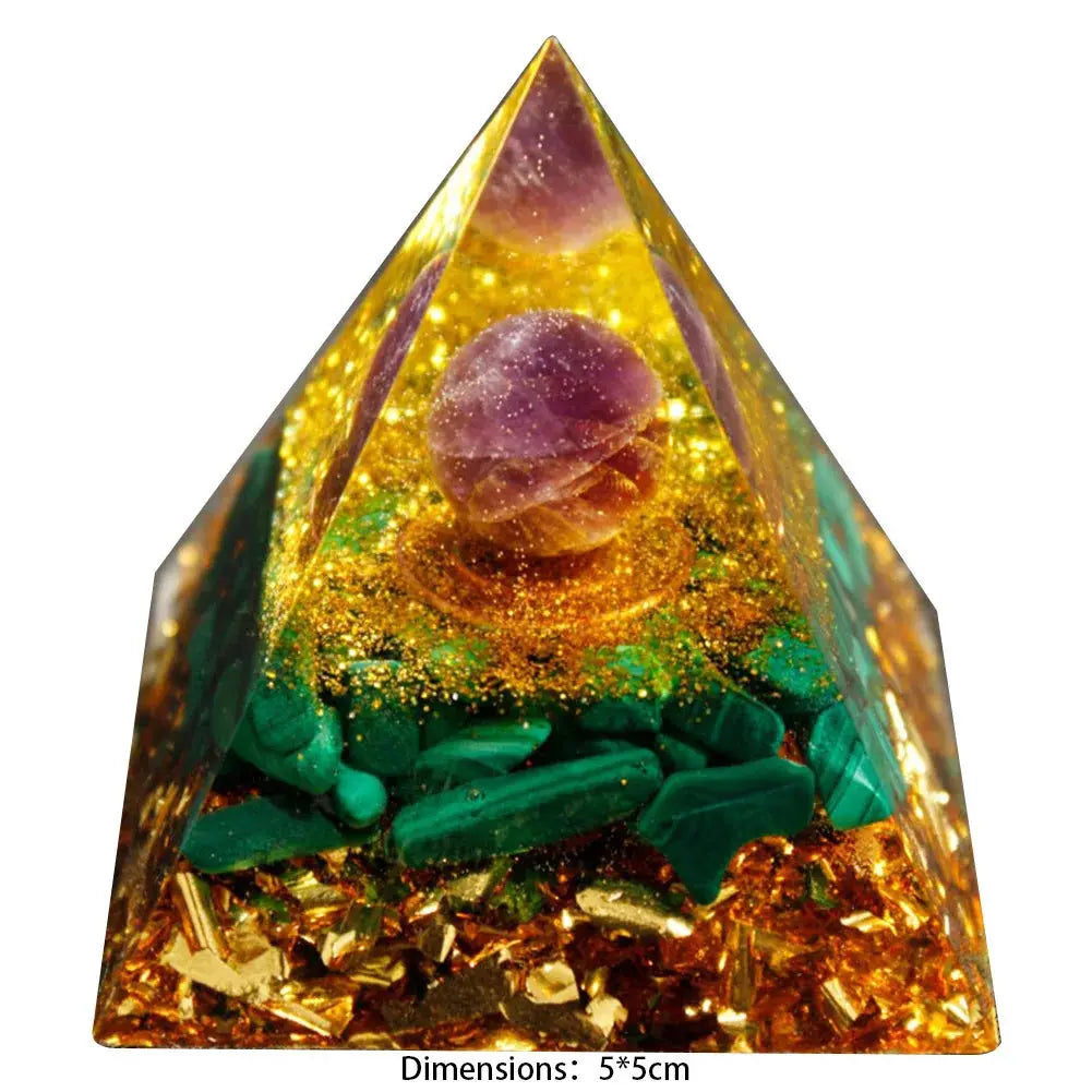 Orgonite "fleur de Lotus "en Améthyste MaPierreDeProtection®