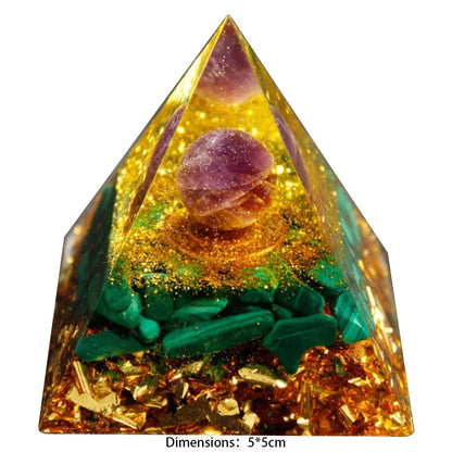 Orgonite "fleur de Lotus "en Améthyste MaPierreDeProtection®